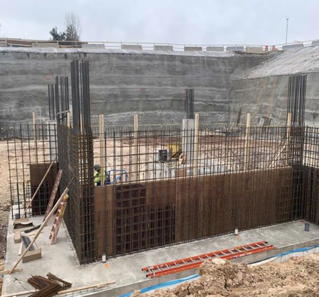 Elevator Core Wall Reinforcing and Forming