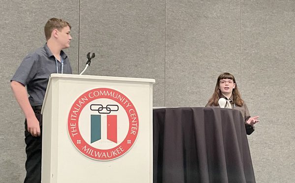 Emily Scott and William Moertl, an 8th grade duo at Whitman Middle School in Wauwatosa, are the first-place winners in Wisconsin YES!