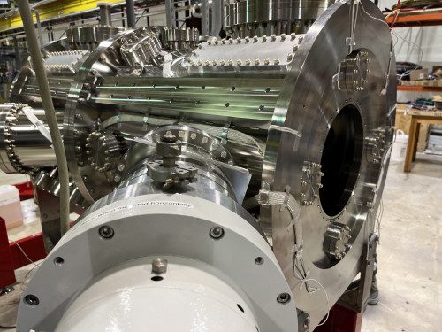 Realta Fusion is developing fusion technology that uses a magnetic mirror to control plasma. Its design is based on an experimental device developed at UW–Madison, pictured here. Realta Fusion