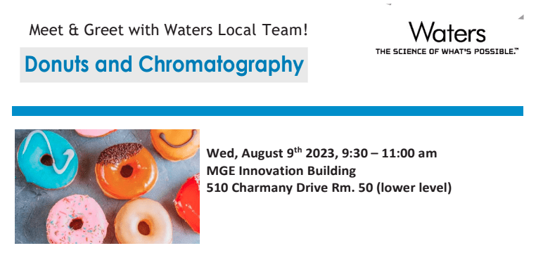 Waters Donuts and Chromatography
