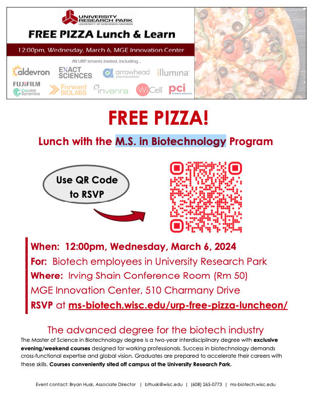 URP PIZZA LUNCH LEARN